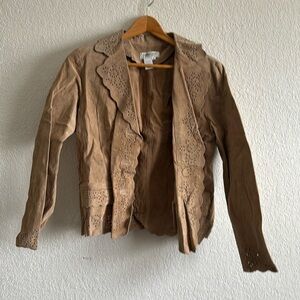 Coldwater Creek leather jacket
